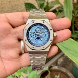 Audemars Piguet Perpetual Calender Silver Blue Dial Ap118