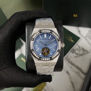 Audemars Piguet Royal Oak Flying Tourbillion Blue Dial Diamond Ap126