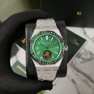 Audemars Piguet Royal Oak Flying Tourbillion Green Bezel Ap123