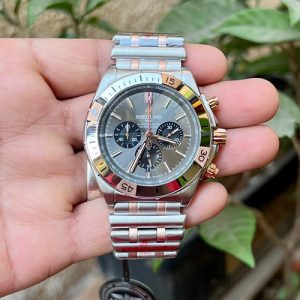 Breitling Chronomat Grey Dial Two-Tone Bt102