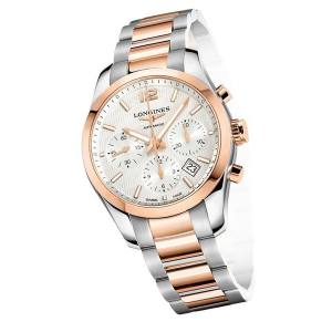 Longines Conquest Classic Chronograph White 6755