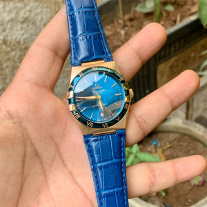 Omega Constellation Co-Axial Automatic Blue RoseGold Og107