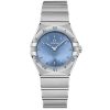Omega constellation ladies blue 28mm Og119