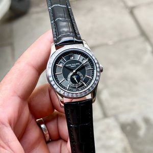 Patek Philippe Complications 520 Black-Grey Diamond Pt105