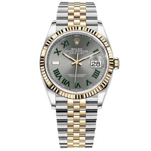 Rolex Oyster Perpetual Gold Day-Date Grey Green