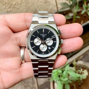 Tissot Classic PRX Chronograph Quartz Silver-Black Tt102