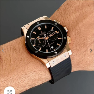 Hublot Classic Fusion Black And Rose Gold Watch