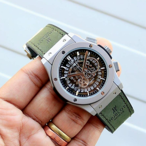 Hublot Classic Fusion Grey & Green Dial Watch
