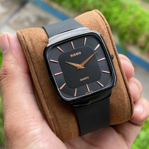 Rado True Thinline Black Silicone Strap Rd106